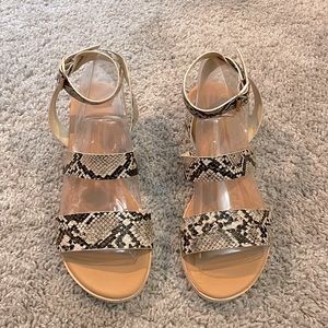 SHEIN Snake Skin Sandals